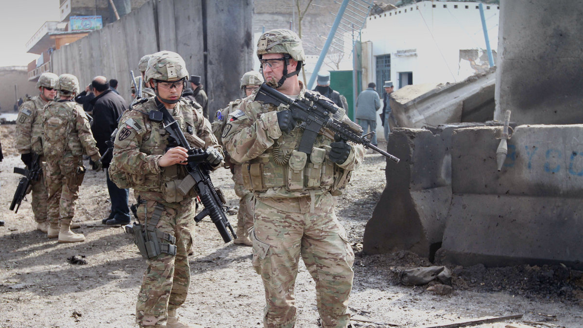 Amerikanska soldater i Afghanistan.