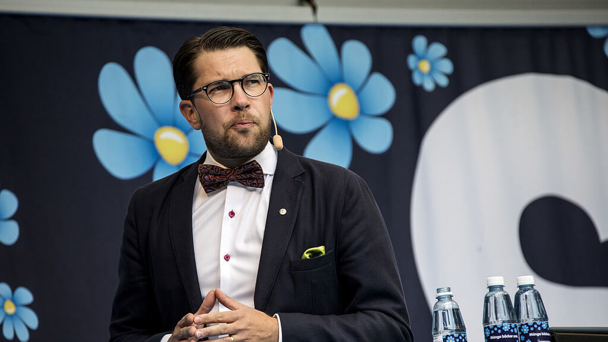 Sverigedemokraternas Jimmie Åkesson.