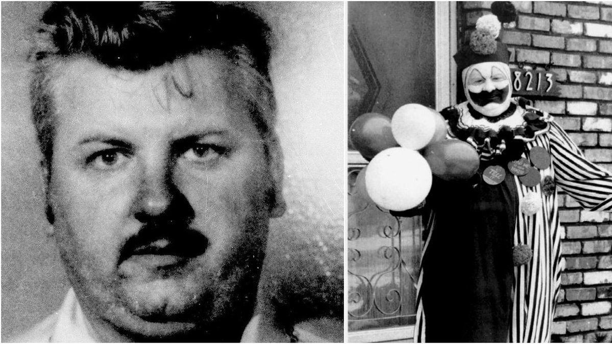 Seriemördaren John Wayne Gacy är känd för att ha mördat 33 pojkar i clowndräkt.