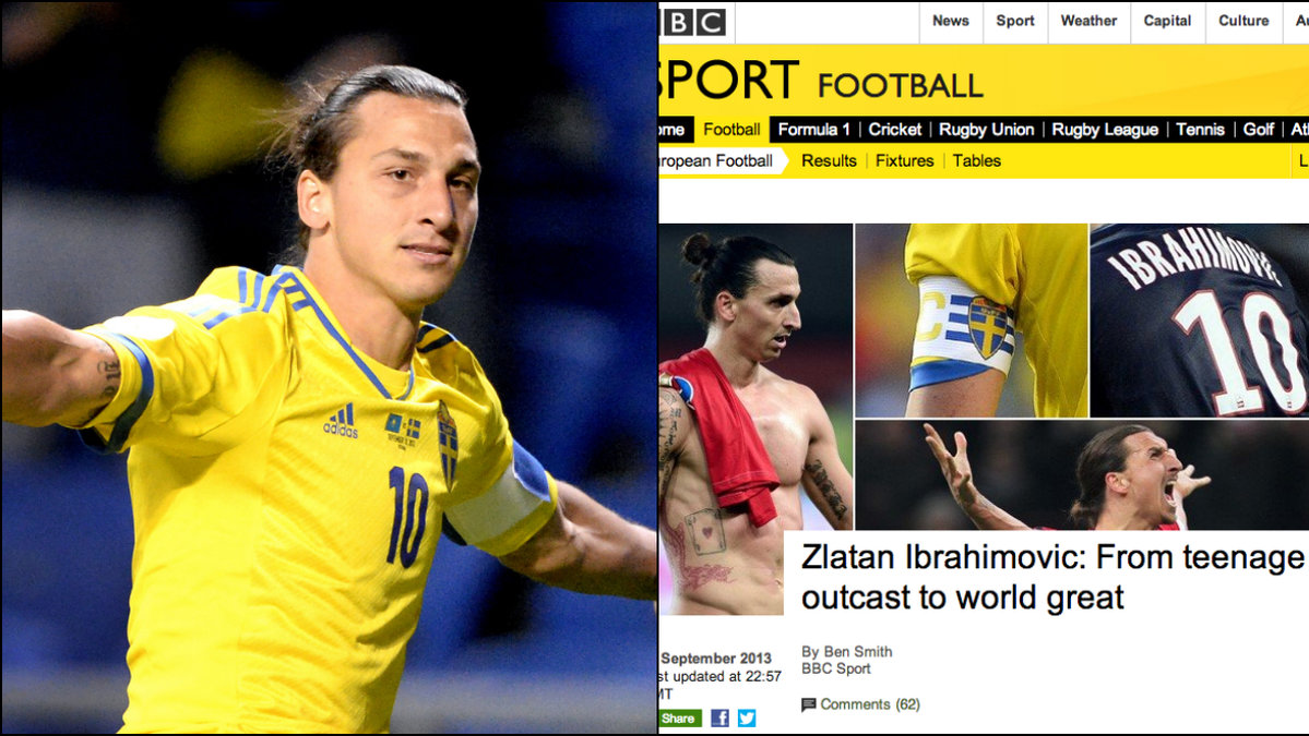 BBC skräder inte med orden när det kommer till Zlatan numera. 