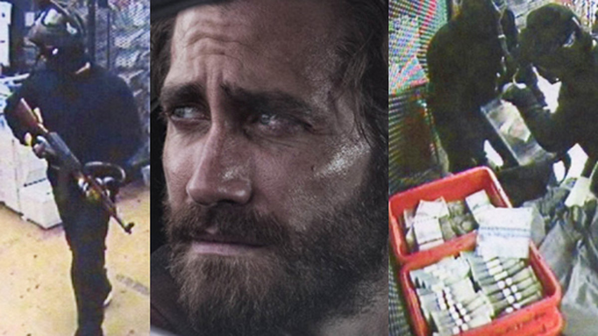 Jake Gyllenhaal ska spela en roll i den kommande filmen om helikopterrånet i Västberga. 