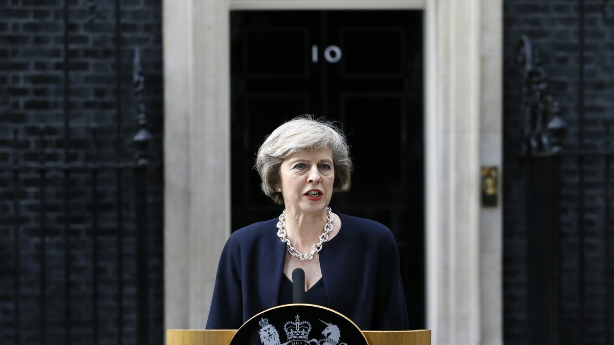 Theresa May är den som valdes till att bli David Camerons efterträdare. 