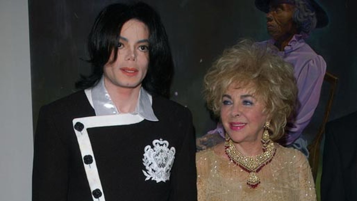 Michael Jackson och Elizabeth Taylor år 2002. 