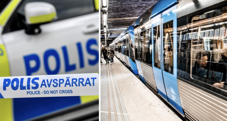 TT, Stockholm, tunnelbana, Polisen