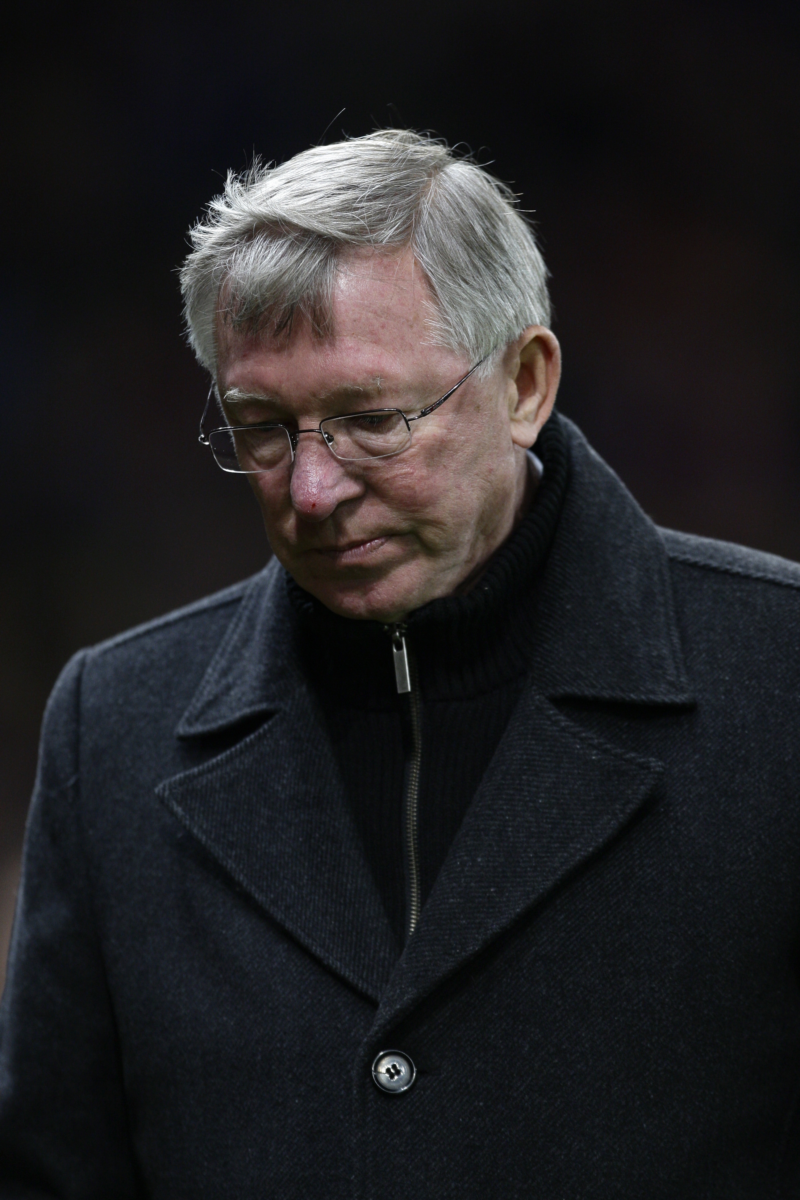 Sir Alex Ferguson och hans Manchester United drog nitlotten.