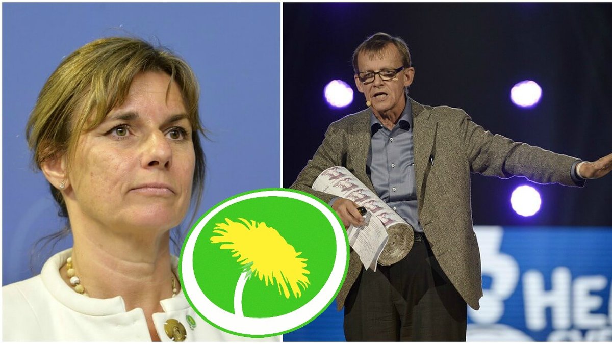 Hans Rosling talar gott om Isabella Lövin. 