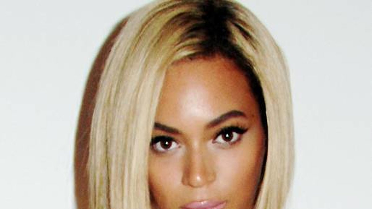 Beyoncé i sitt nya korta hår. 