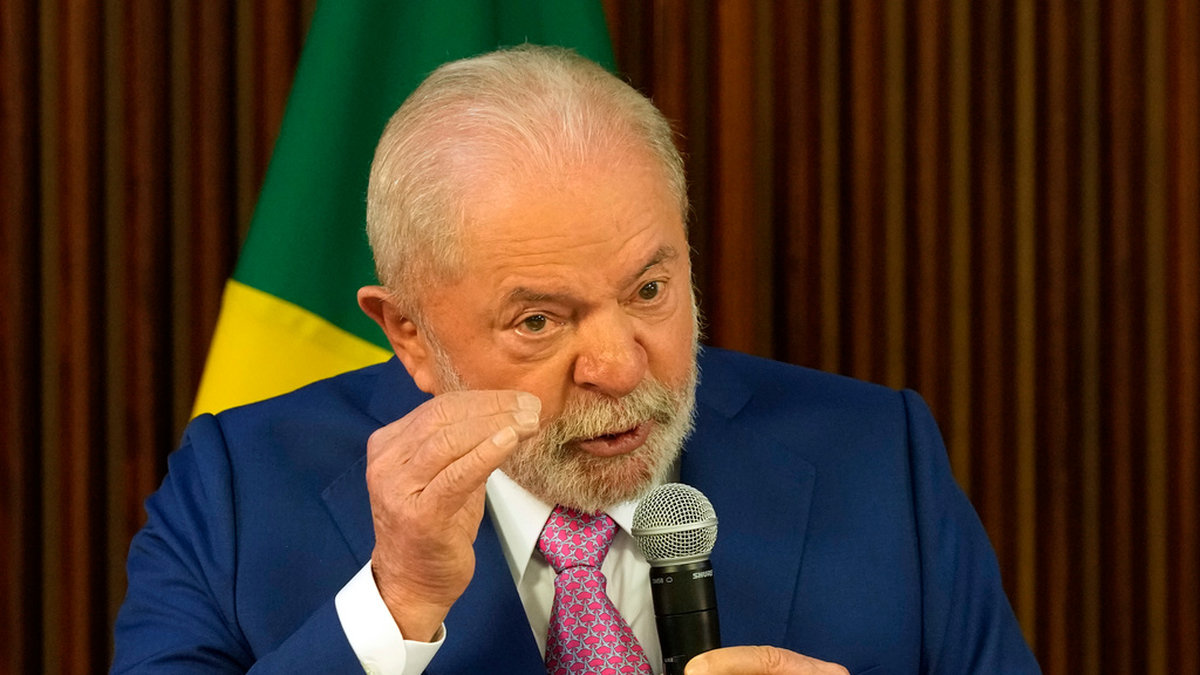 Brasiliens president Luiz Inacio Lula da Silva. Arkivbild.