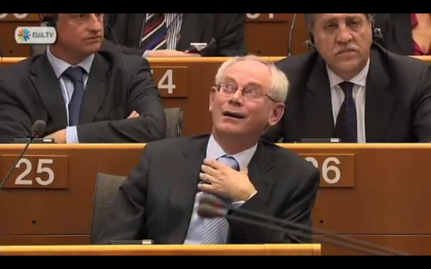 EU, Europaparlamentet, Nigel Farage, Herman Van Rompuy