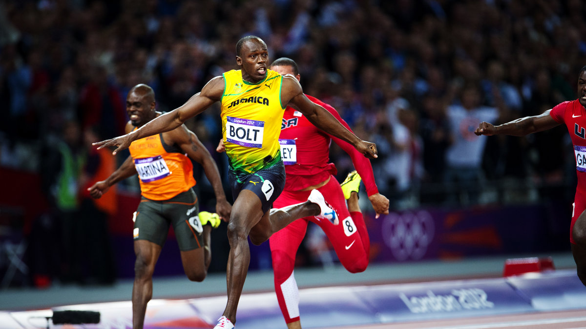 Bolt sprang på tiden 9,63.