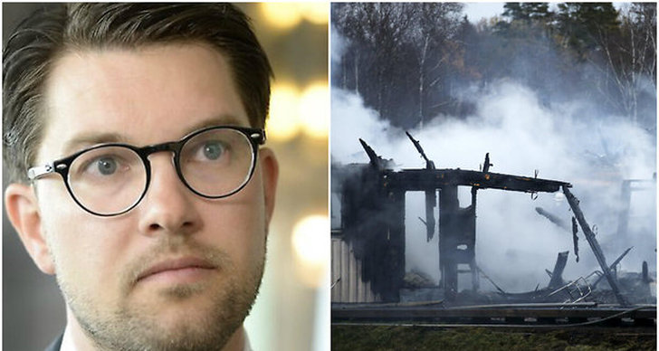 Jimmie Åkesson, Asylboende, Invandring, Bränder, Sverigedemokraterna