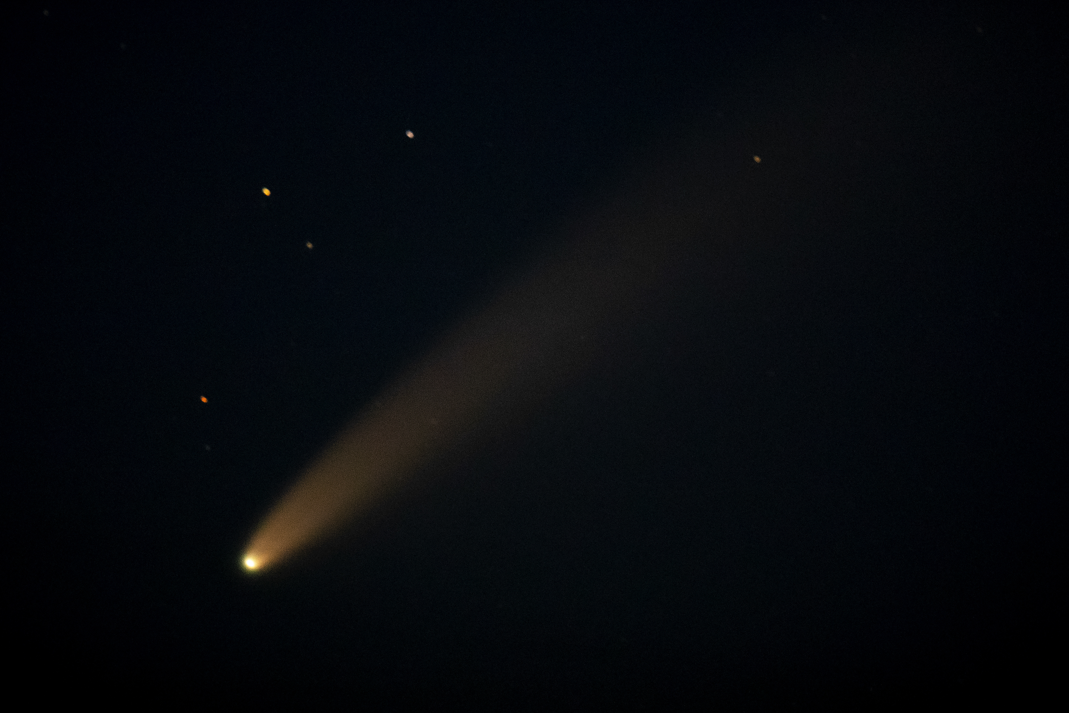 Neowise syns även i Tyskland. Bildkälla: Charlie Riedel/TT Neowise syns även i Tyskland. Bildkälla: Charlie Riedel/TT