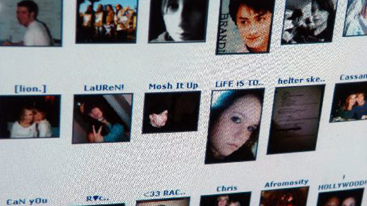 Myspace - som det en gång såg ut.