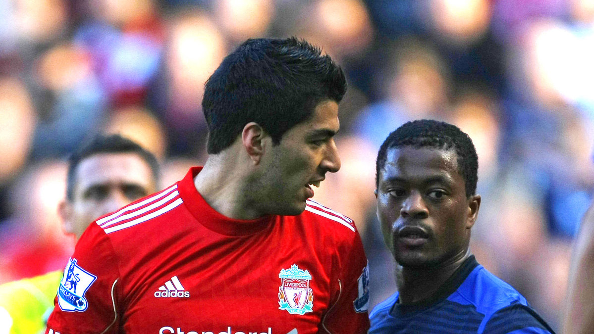 Förra säsongen stängdes Liverpools Luis Suarez av åtta matcher efter att ha uttryckt sig rasistiskt mot Manchester Uniteds Patrice Evra.