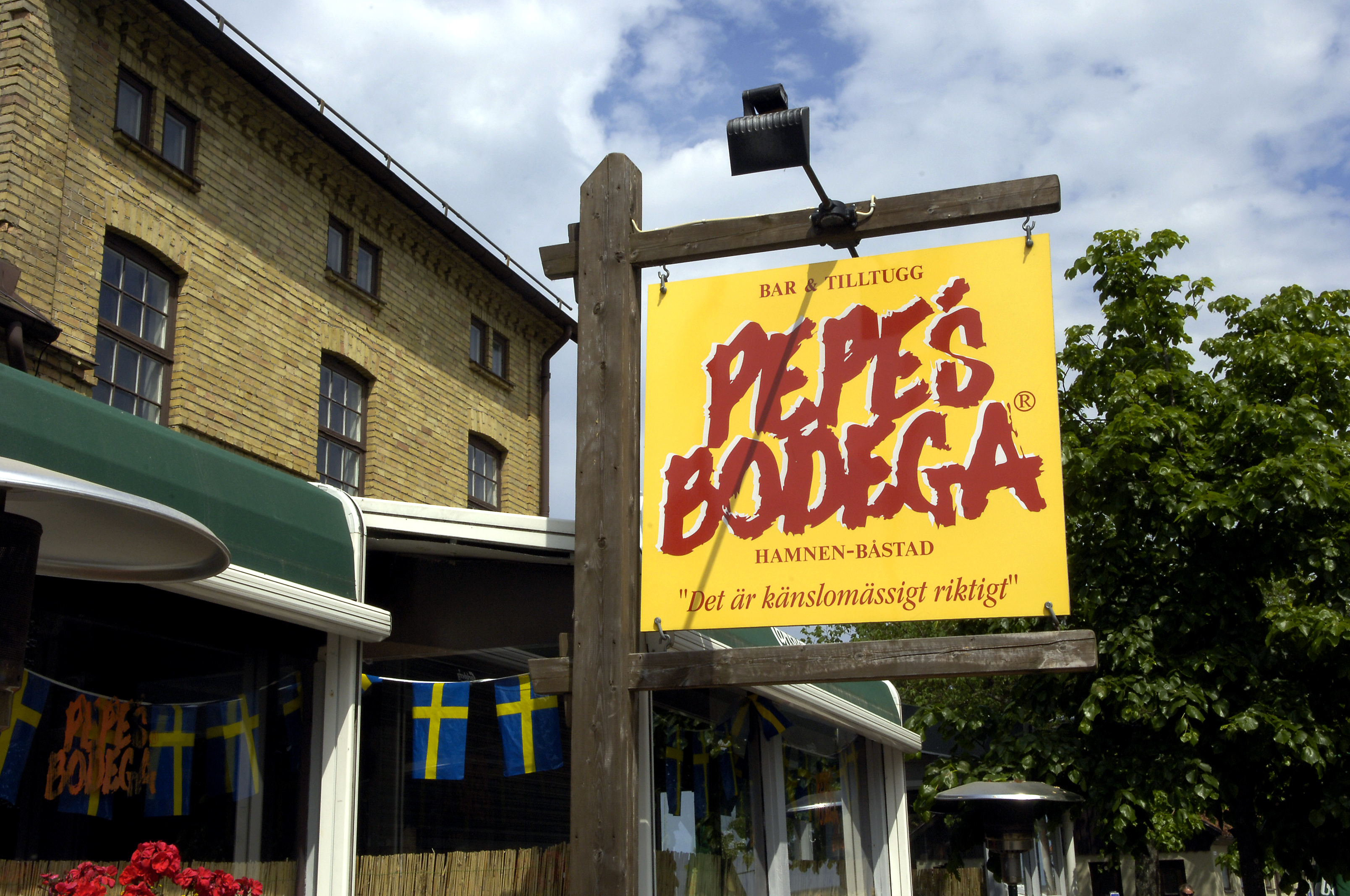 Polischefen Axel Johansson tycker att Pepes Bodega är bästa stället.