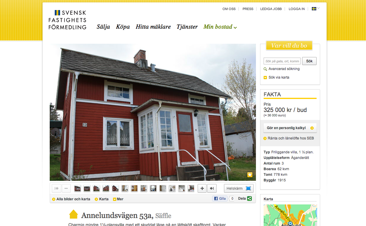 184 villor i Säffle. Därefter kan du nog räkna dig som "Fastighetskungen av Värmland".
