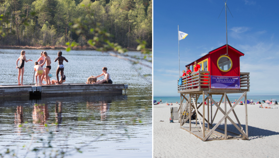 Det finns många vackra badplatser i Skåne, här är de fem bästa