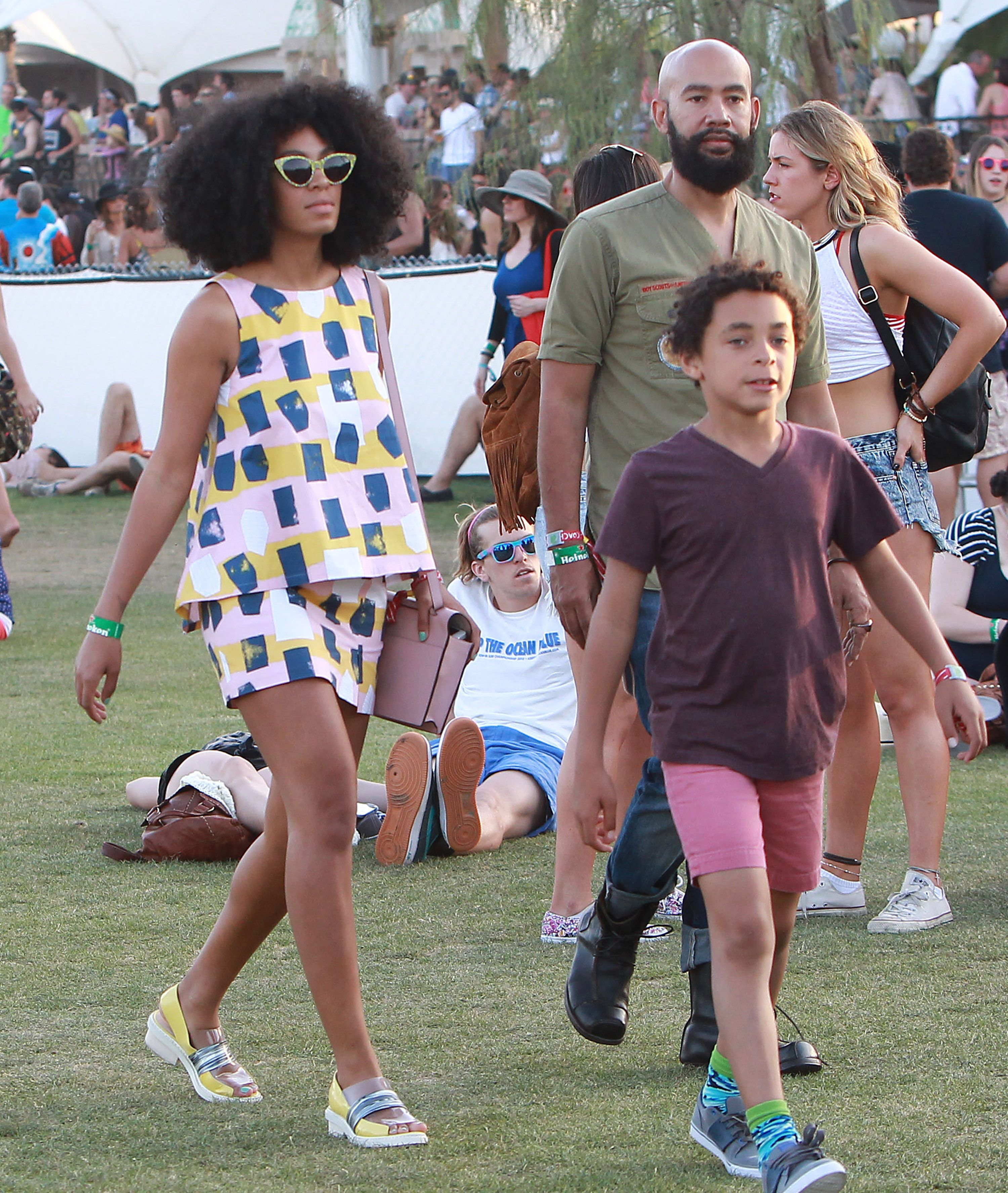 Solange Knowles var inte uppe på scenen denna gång. Solange Knowles var inte uppe på scenen denna gång.