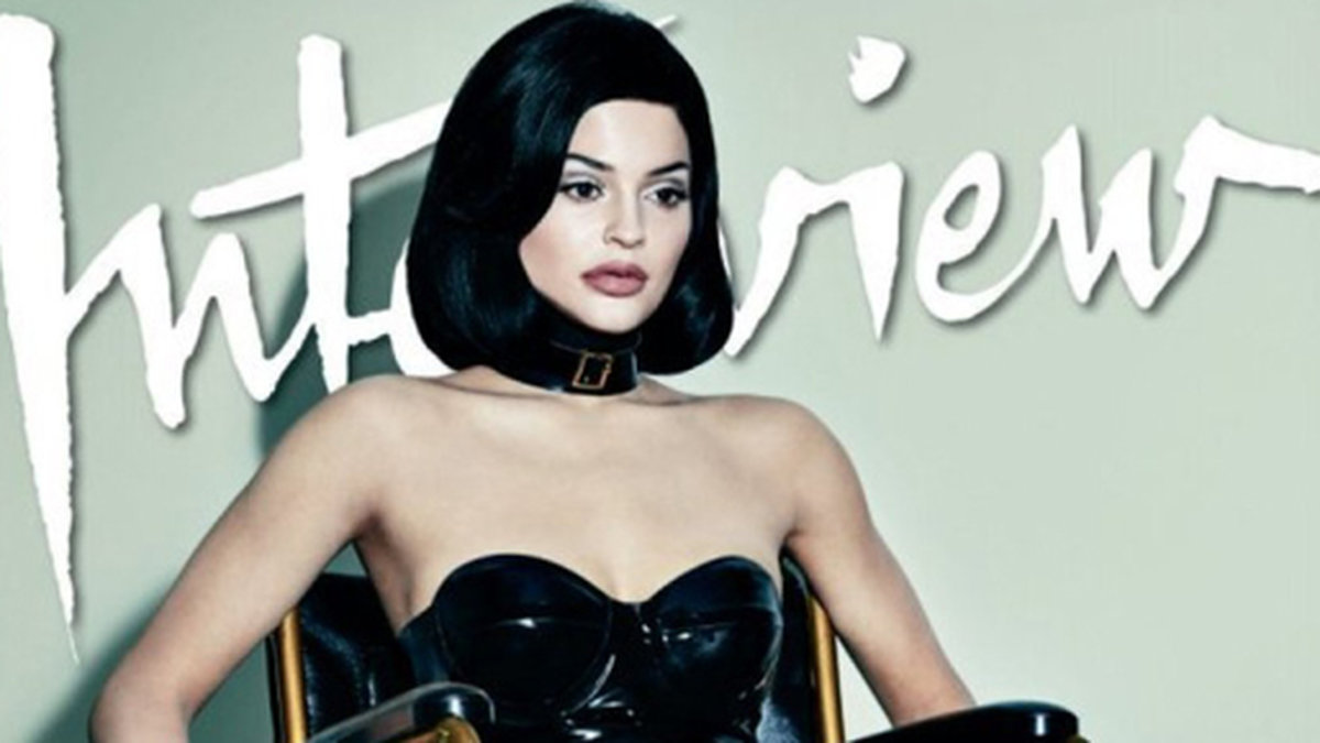 Kylie Jenner på omslaget till Interview. 
