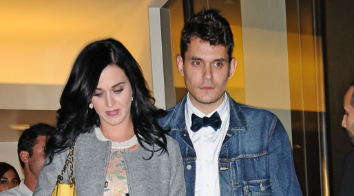 Katy Perry och John Mayer gick på dejt på Spearmint Rhino.