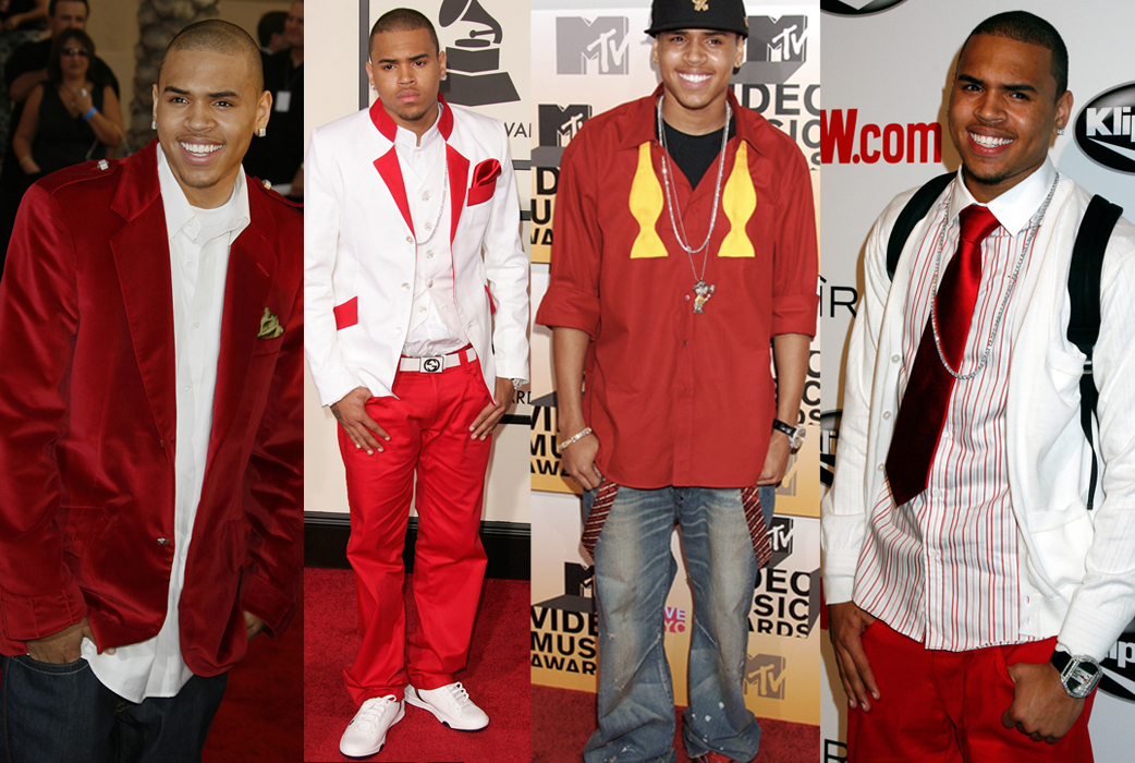 Chris Brown har inte alltid varit cool. Fram till ganska nyligen var nämligen Breezys favoritklädsel denna: se ut som en jultomte som extraknäcker i en galleria. Slipsarna? Rygga på röda mattan? Chris Brown har inte alltid varit cool. Fram till ganska nyligen var nämligen Breezys favoritklädsel denna: se ut som en jultomte som extraknäcker i en galleria. Slipsarna? Rygga på röda mattan?