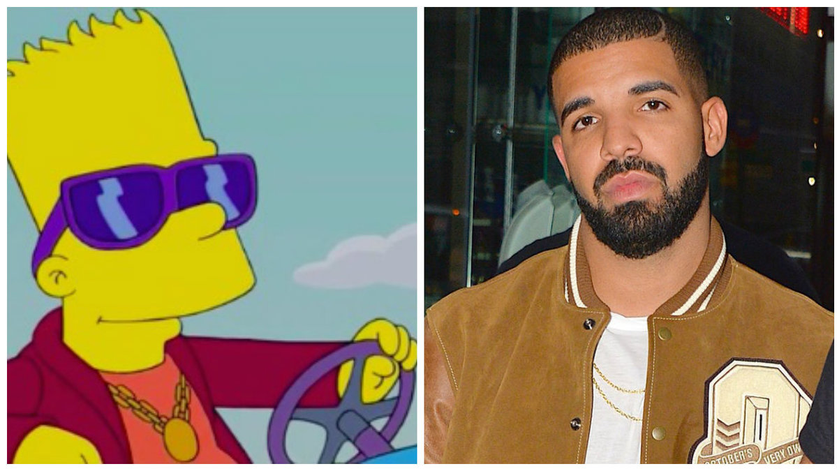 Bart gör "en Drake" i senaste avsnittet av The Simpsons