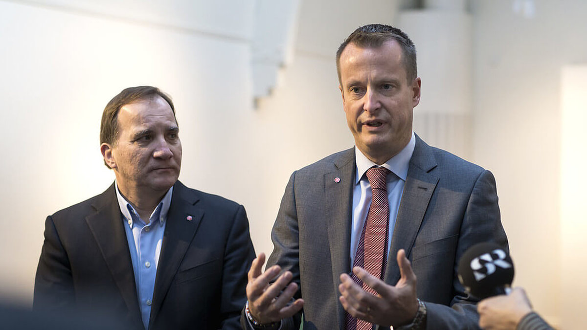 Anders Ygeman är inrikesminister, här med statsministern. 