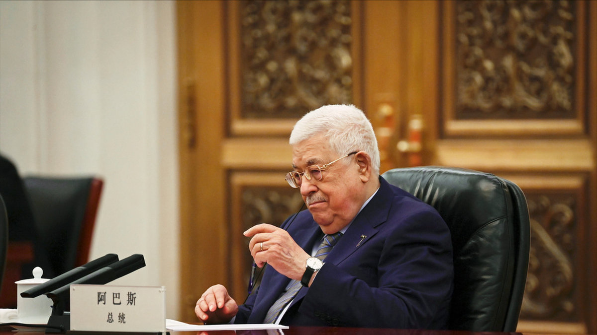 Palestiniernas ledare på Västbanken, Mahmud Abbas. Arkivbild.