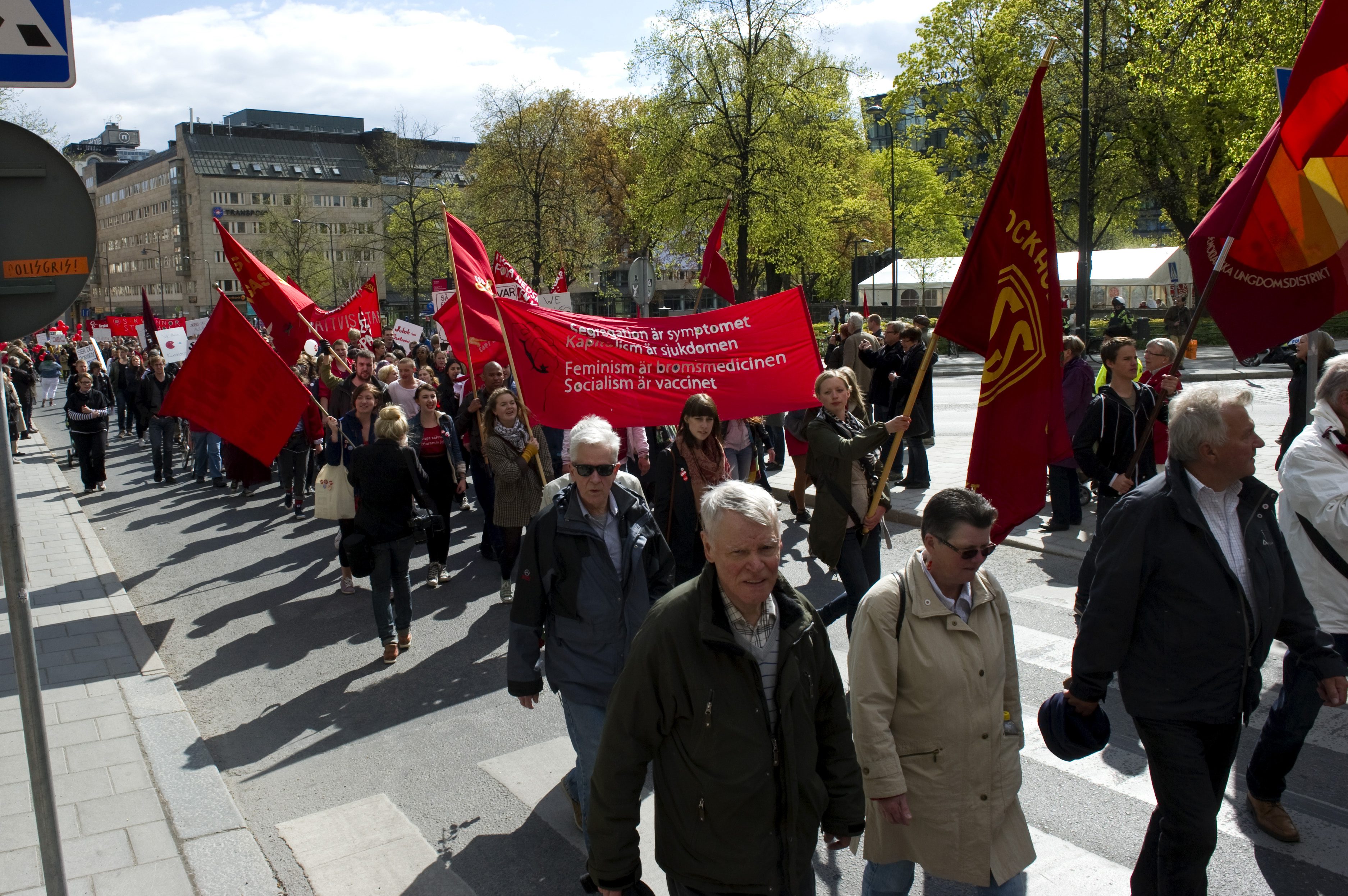 Socialdemokraternas majtåg 2011.