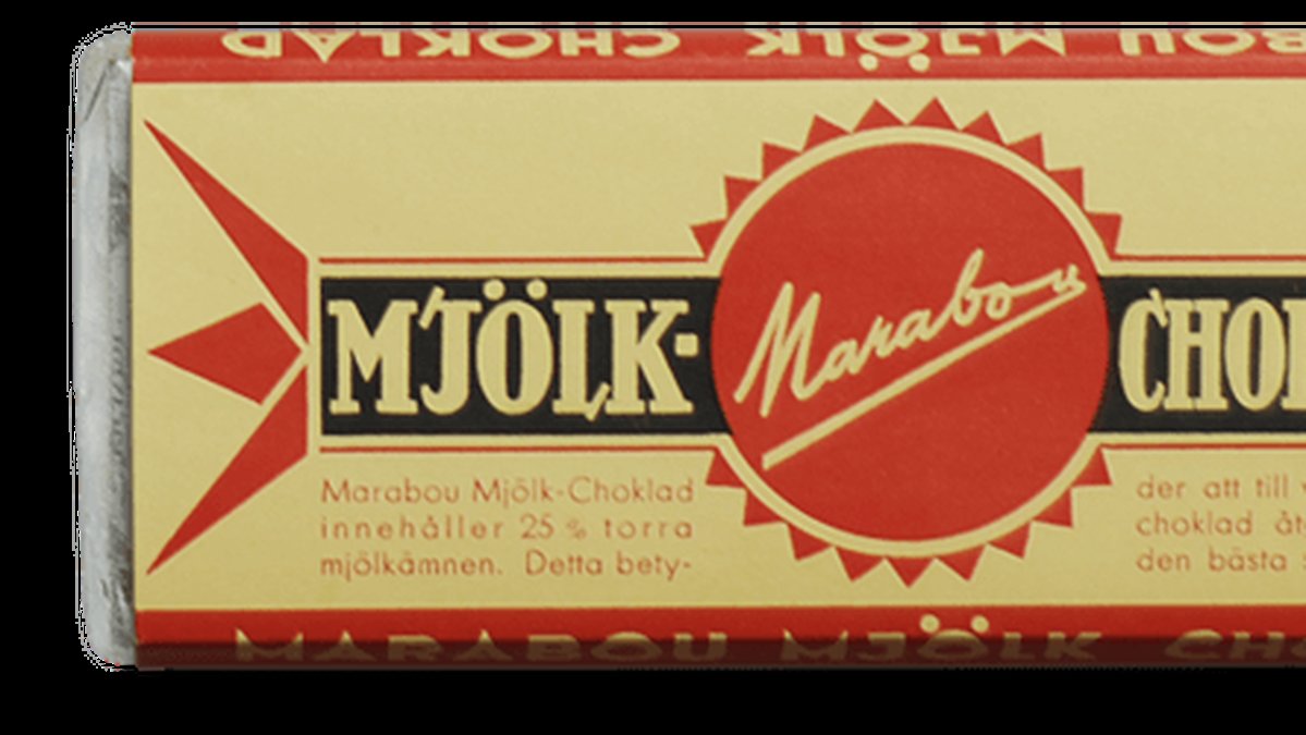 Marabou mjölkchoklad var under 1920- och 30-talet en populär choklad. Priset? 25 eller 10 öre styck – beroende på storlek.