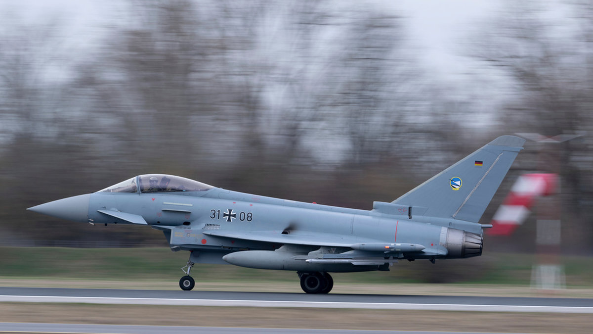 Saab får beställning på sensorlösning till tyska Eurofighter. Arkivbild.