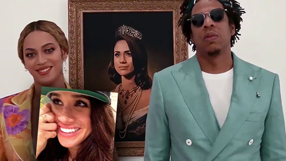 Jay-Z och Beyoncé hyllar Meghan Markle i ny video.