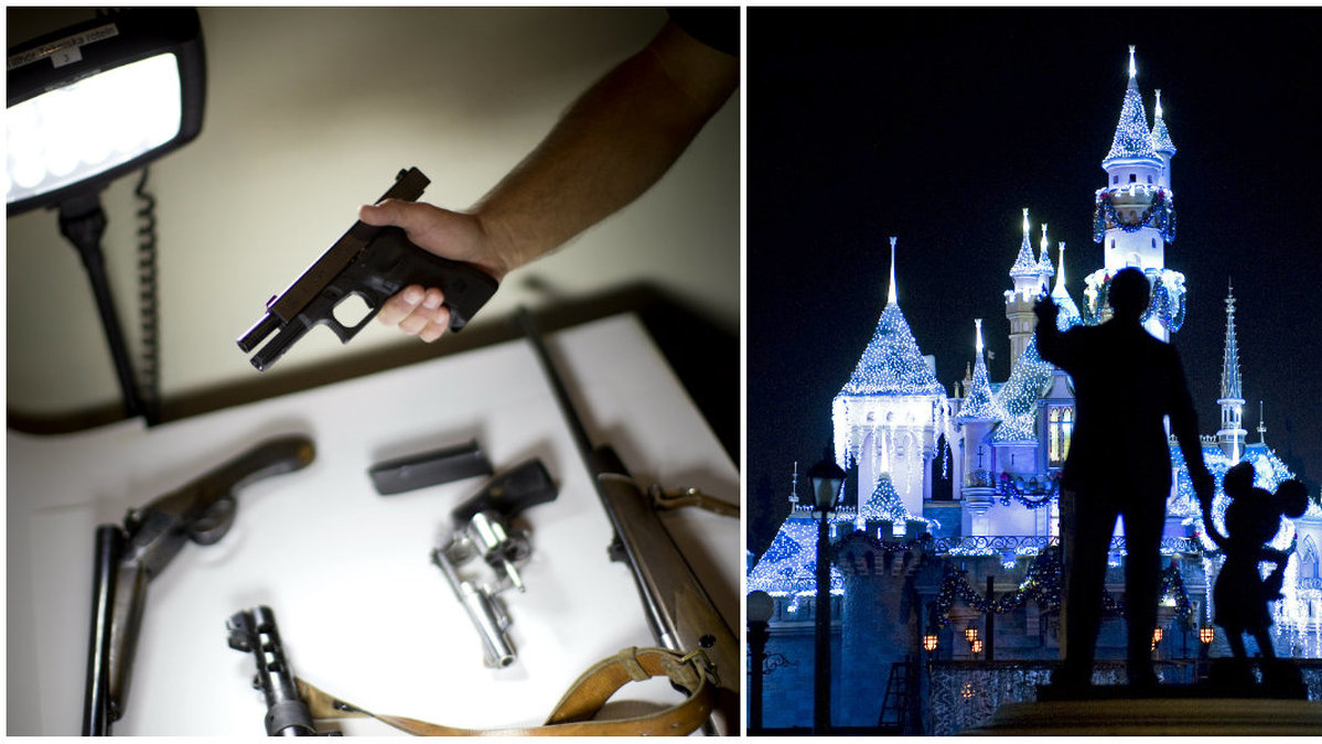 Man gripen vid Disneyland Paris. Han hade skjutvapen och koran på sig.
