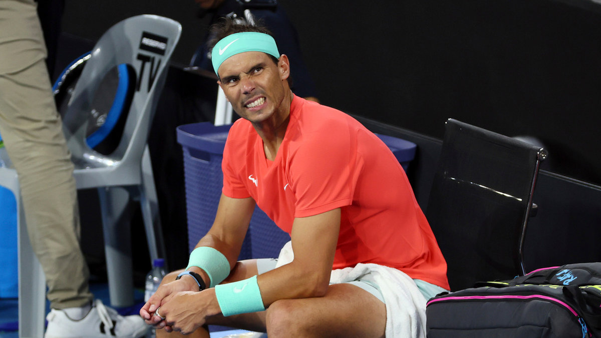 Den spanske tennisstjärnan Rafael Nadal kommer inte till spel i Doha, som han hade planerat. 37-åringen har fortsatta skadeproblem. Arkivbild.