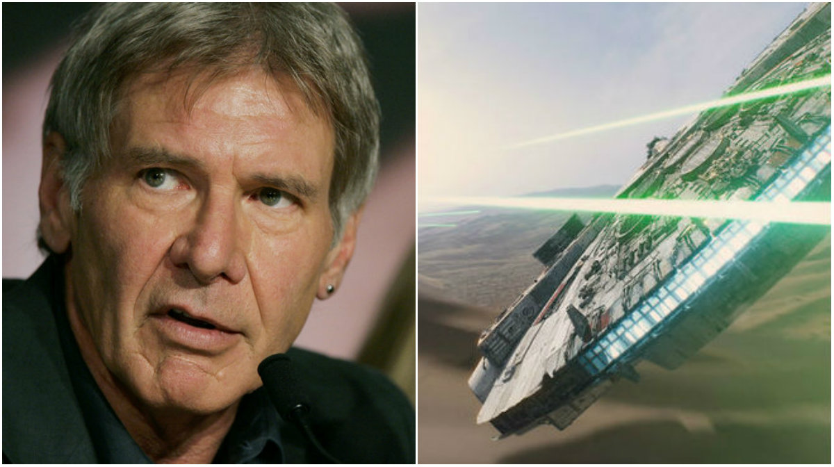 Skadestand, Star Wars: The Force Awakens, Arbetsplatsolycka, Han Solo, Harrison Ford, Film