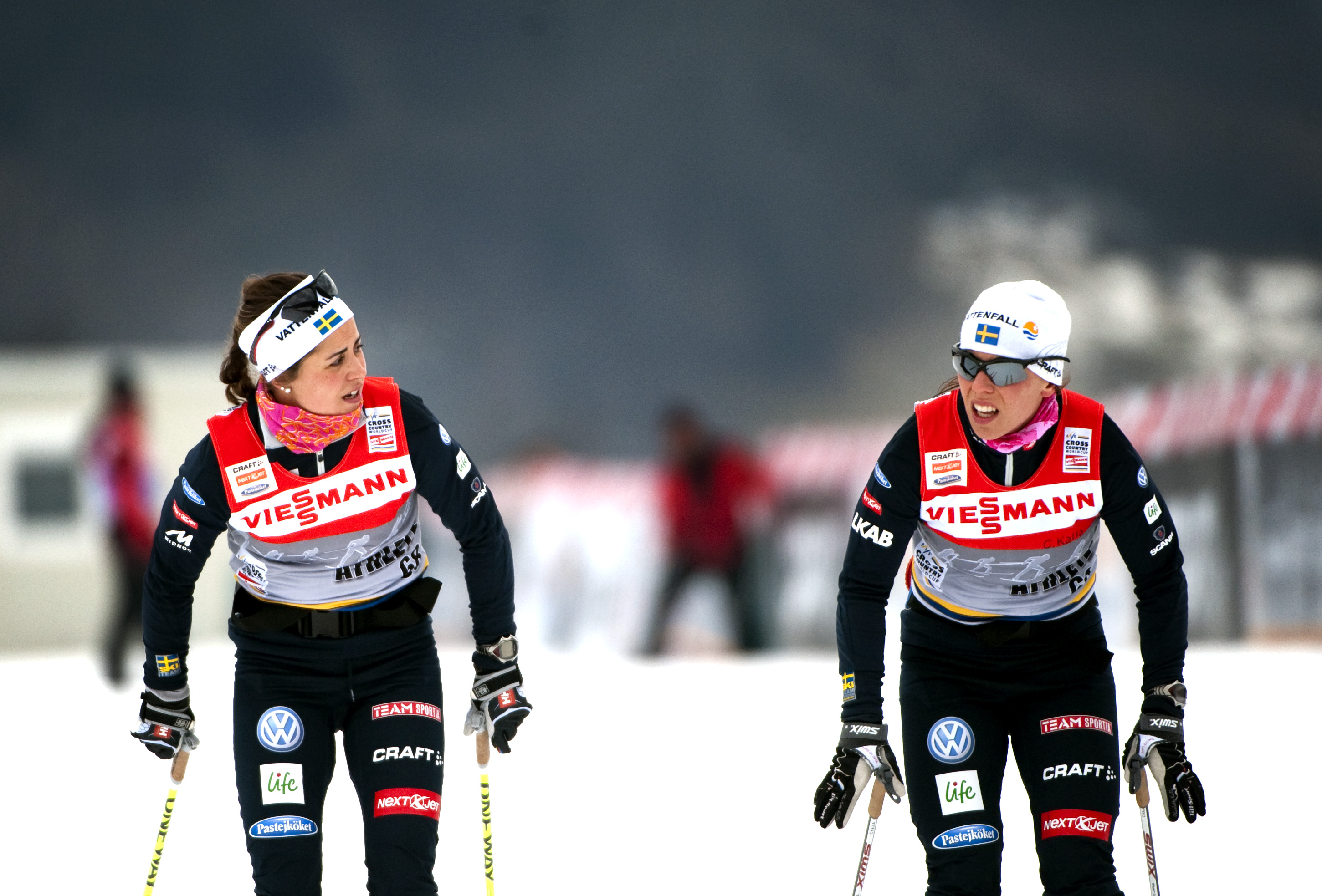Langdskidakning, skidor, Charlotte Kalla, Tour de Ski, Anna Haag