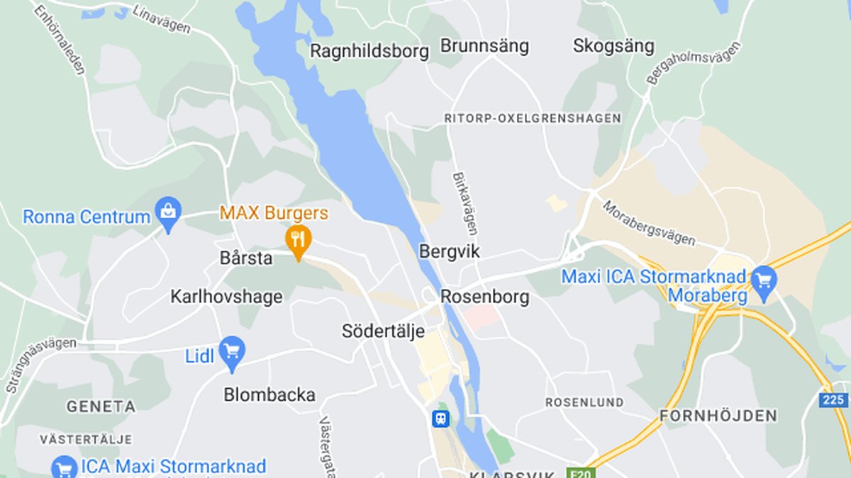 Google maps, Södertälje