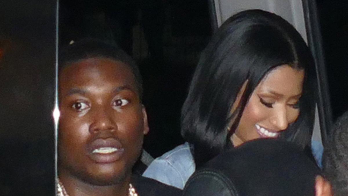 Nicki Minaj och hennes kille Meek Mill hade en helvkäll med party i Miami.