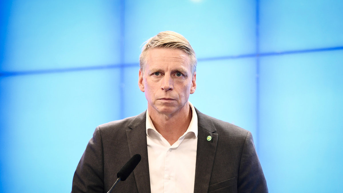 Miljöpartiets språkrör Per Bolund. Arkivbild.