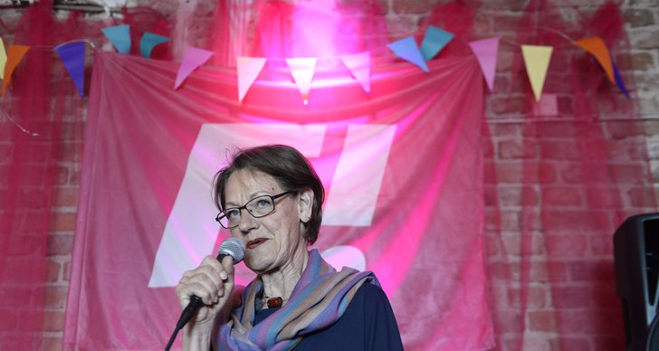 Riksdagsvalet 2014, Gudrun Schyman, Supervalåret 2014, Feministiskt initiativ, Rödgröna regeringen, Debatt