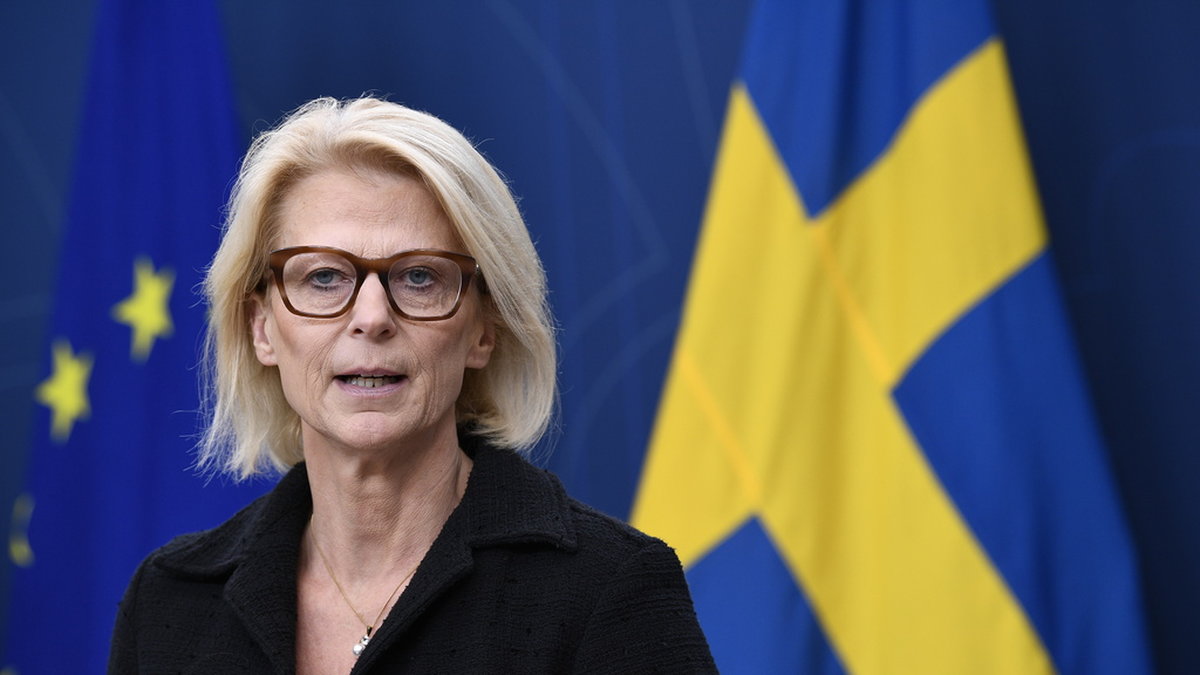 Finansminister Elisabeth Svantesson (M) lägger fram en 'återhållsam budget'. Arkivbild.