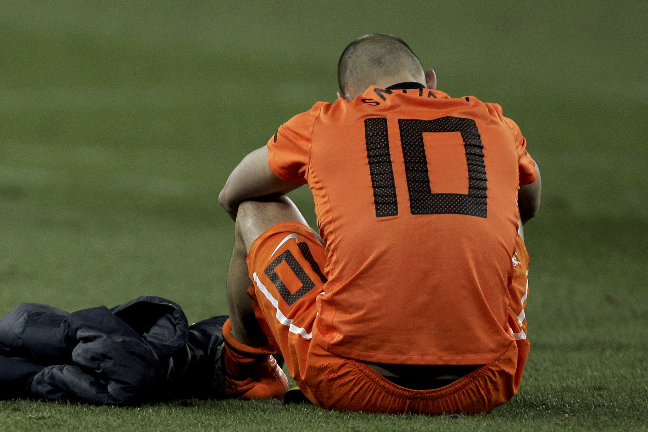 Holländaren Wesley Sneijder skulle enligt uppgifter egentligen vunnit "Ballon d'Or.