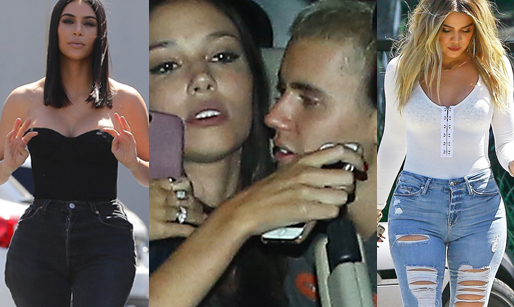 Kim Kardashian, Justin Bieber, Paparazzi, Khloe Kardashian