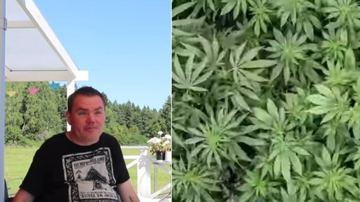 Andreas självmedicinerar med cannabis  – nu har han dömts. 