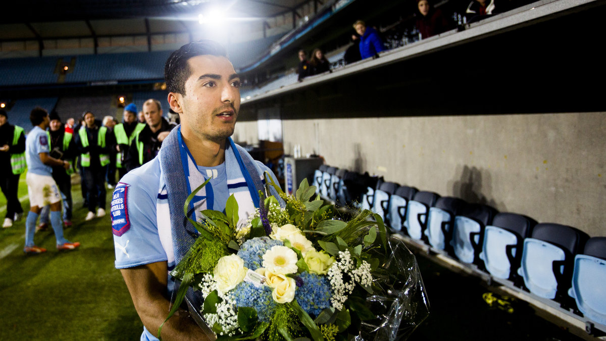 Hamad tog SM-guld med Malmö FF innan han lämnade för Hoffenheim. 