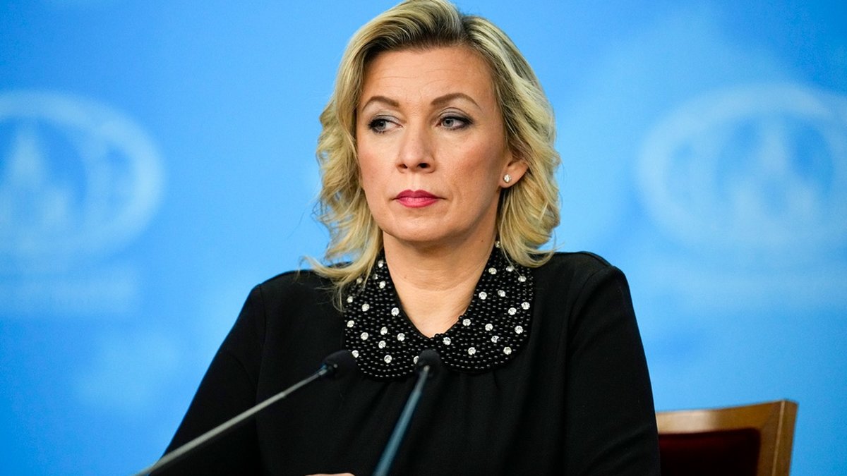 Maria Zacharova, talesperson för Rysslands utrikesdepartement, tar strid med utförliga avslöjanden om spioneri i nordiska länder. Arkivbild.