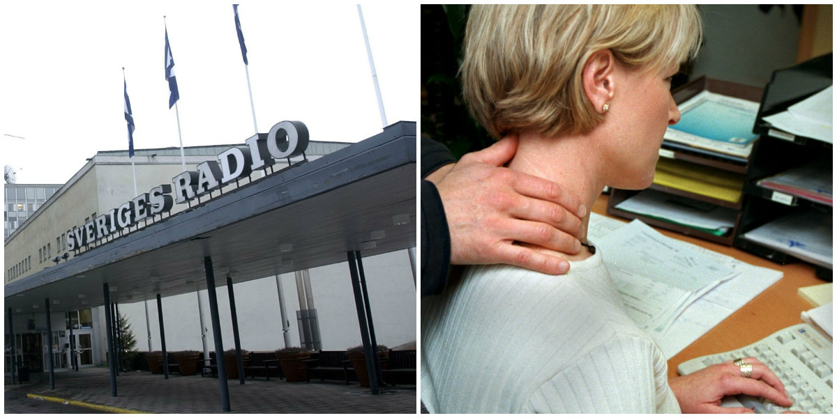 En kvinnlig programledare på SR har blivit portad från Sveriges radios lokaler. 