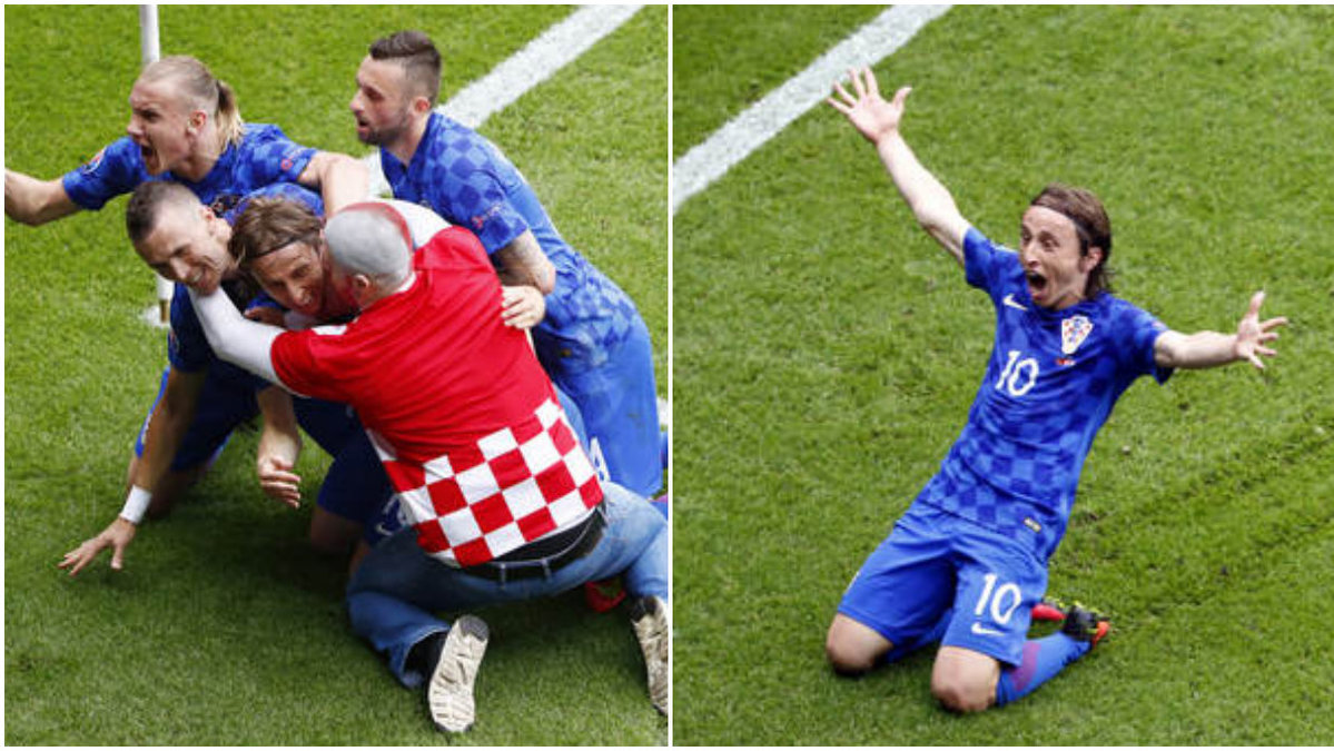 Luka Modric stor kroatisk hjälte mot Turkiet.