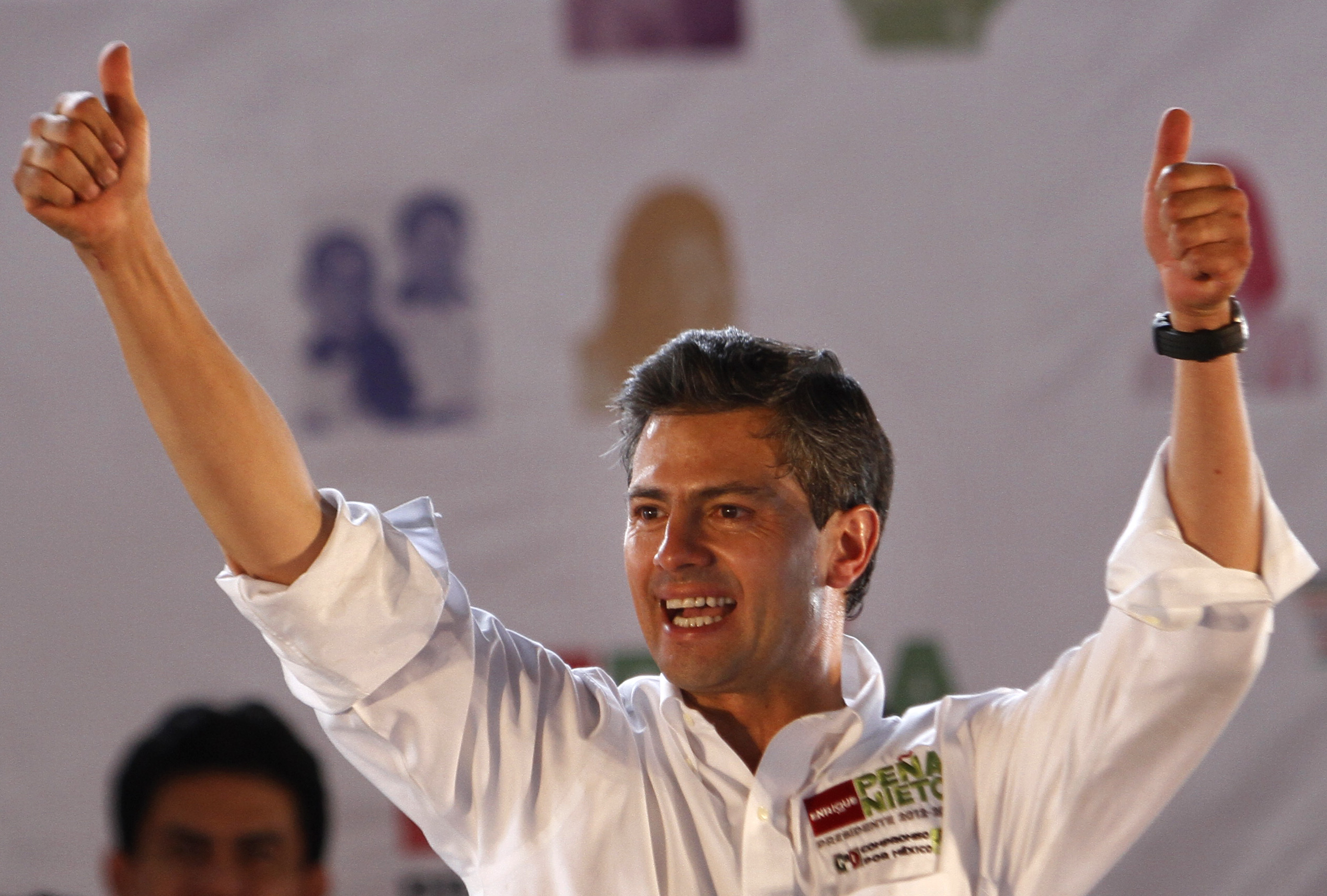 Den favorittippade presidentkandidaten Enrique Peña Nieto.