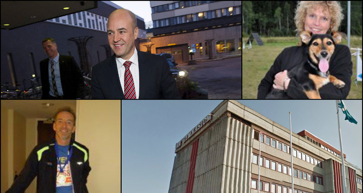 Moderaterna, Partiledarnas klasskamrater, Fredrik Reinfeldt, Täby, Clown